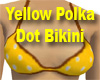 Yellow Bikini Polka Dot