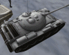 Russian T-55 tank SNOW