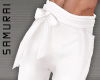 #S Resort Pants #White