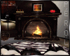 Winter Fireplace Pillow 