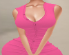 H Pink Button Down Maxi