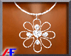 AF. Dia Flower Necklace