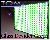 TQM Glass Devider Green