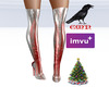 red sil Latex boots RL