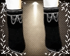 New Black White Boots T