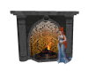 Black Crystal Fireplace