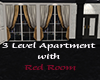 3 Level Apt w Red Room
