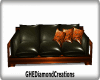 GHEDC Blk/Orange Couch