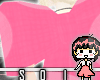 !S_kawaii pink Bow huge 