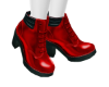 Red Anckle Boots
