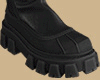 ✘ Black Leather Boots