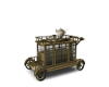 Vintage Gold Tea Cart