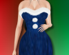 Blue Santa Dress