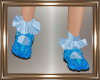 Blue Glitter Shoes