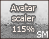 Avatar scaler 115%