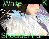 white shoulder fur