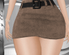 Autumn brown skirt+ belt