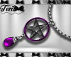 Purple Teardrop Necklace