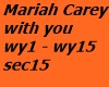 mariah carey with you