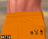Orange Shorts + Tattoo