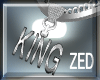 ~Z~ KING Silver Necklace