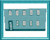 Square Building in Teal