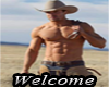 CowBoy Welcome Sign