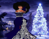 Blue Christmas Gown