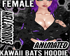 Cute Bat Hoodie Anim.