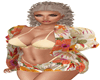 Tropical Beige Blouse