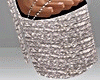 KARA HEELS  SILVER*