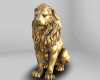 Golden Lion Statue