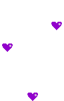 Floating *Purple Hearts