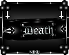 *Death Collar|Black PVC