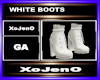 WHITE BOOTS