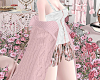 knit long cardigan pink