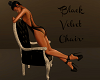 xGx*Black Velvet Chair*