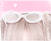 🌸 head glasses white