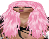 Long Pink Hair wBangs