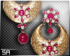 SA: Pink Gold Earrings