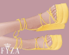 F! Elia Yellow Sandals