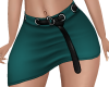 Sassy Teal Belted Skirt