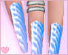 Baby Blue Unicorn Nails