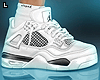 Retro 4s Sneakers Grey