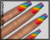 |S| Rainbow Nails
