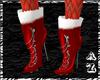 Red & White Santa Boots