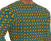 Aqua/Yellow Sweater