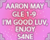 AARON MAY GLE 1-9