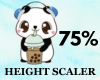 Height Scaler 75%
