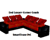 Red Luxury Corner Couch